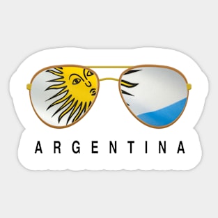 Argentina sunglasses Sticker